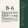 Nature's Bounty Vitamin B6 100mg Tablets - Supports Energy Metabolism & Nervous System Health, 100 Ct