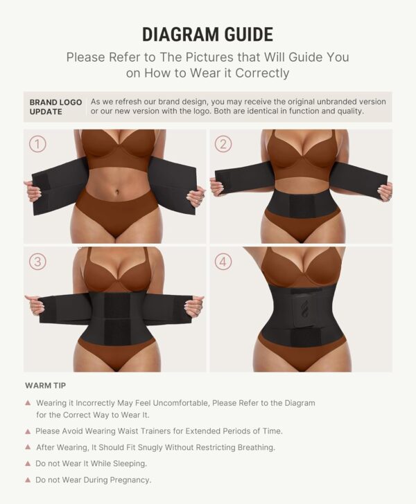 71GkU5cMycL._AC_SL1500_.jpg FeelinGirl Waist Trainer Belt Waist Cincher Trimmer Ab Belt Tummy Control Body Shaper with Triple Wrap Women and Men