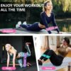 Exercise Bands, 3 Levels Fabric Resistance Bands for Working Out, Workout Bands Resistance for Women & Men, Multi-Colored Fabric Booty Bands for Leg Strength Training, Rehab, Yoga