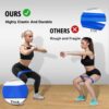 Resistance Bands for Working Out, Exercise Bands Resistance Bands Set with 5 Resistance Levels, Multi-Colored Workout Bands for Indoor & Outdoor Fitness, Leg Strength Training, Yoga