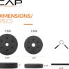 CAP Barbell 40-Pound Adjustable Cement Dumbbell Set – Versatile Weights for Home Gym Excellence