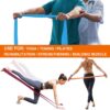 Resistance Bands,Professional Long Non-Latex Elastic Stretch Bands,Exercise Bands for Physical Therapy, Yoga, Pilates, Rehab, at-Home or The Gym Workouts, Strength Training