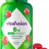 vitafusion Extra Strength Vitamin B12 Gummies, Supports Energy Metabolism and Nervous System Health Support, Gummy Vitamin Supplement for Women and Men, Cherry Flavor, 45 Day Supply, 90 Count
