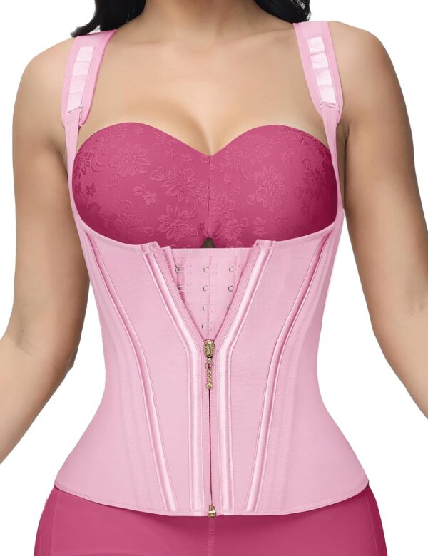 71VkmxvqhQL._AC_SL1500_.jpg SHAPSHE Waist Trainer for Women, Tummy Control Sports Girdle, Workout Body Shaper with Adjustable Shoulder Strap