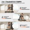71X50wDV5UL._AC_SL1500_.jpg LONTEK Treadmills for Home with 15% Incline & Led Screen, 7-Layer Shock-Absorbing Foldable Treadmill with Handle Bar Up to 400lbs Capacity, 3.0HP Quiet Walking Pad Treadmill 0.6-7.5MPH