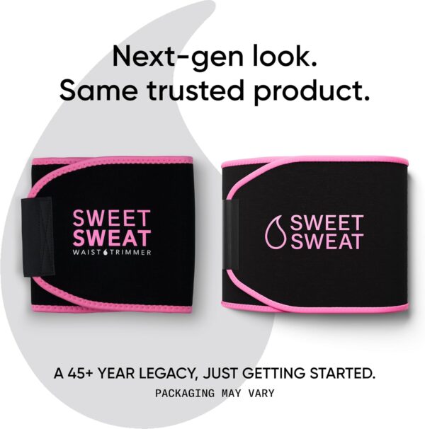 Sports Research Sweet Sweat Waist Trimmer (Core Series) - Premium Sweat Enhancing Fitness Band for Women & Men