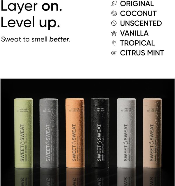 71e-GXzc4wL._AC_SL1500_.jpg Sports Research Sweet Sweat Workout Enhancer Gel to Maximize Your Exercise & Sweat Faster - 6.4oz Stick