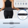 KNQZE Cordless Back Massager Belt for Pain Relief, Stomach Massager for Digestion, Heating Pad with 2 Heating Levels, Slimming Massage Belt with 3 Vibration Modes, Gifts for Women Men