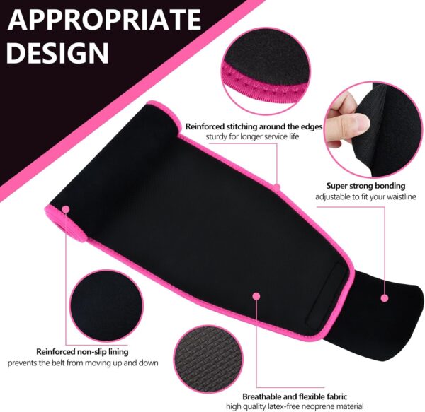 Lisacool Waist Trainer for Women,Sweat Band,Belt for Weight Loss,Waist Trimmer,Waist Trainer for Women Working Out