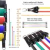 71rAAeGLKaL._AC_SL1500_.jpg TheFitLife Exercise Resistance Bands with Handles - 5 Fitness Workout Bands Stackable up to 110/150/200/250/300 lbs, Training Tubes with Large Handles, Ankle Straps, Door Anchor, Carry Bag