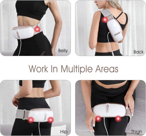 OWAYS Slimming Belt, Weight Loss Machine for Women, Adjustable Vibration Massage, 4 Massage Modes, Belly Fat Burner, Promote Digestion, NOT Cordless