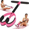 Upgraded Durable Pedal Resistance Band with Handle, Thickened Latex Tubes and Soft Foam Fabric Foot Pedal, Sit Up Exercise Equipment for Abdomen, Waist, Arm, Core/ABS, Leg, Physical Therapy