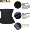 Sweat Waist Trimmer Trainer Belt Wrap Belly Sweat Band Sauna Slimming Belt for Women Lower Belly Fat Plus Size