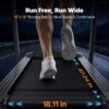 MERACH Treadmill with 15/18% Auto Incline, 55"/47"x18"/19" Wide Belt Treadmills, 0.5-8.7MPH/10MPH 3.5HP Brushless Incline Treadmill for Home, 350LBS Foldable Treadmills with Screen & APP & Heart Rate