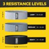 Tribe Lifting Resistance Bands for Working Out - 3 Pack Fabric Workout Bands for Women and Men - Booty Bands for Legs and Glute - Non Slip Exercise Bands Set for Squat Hip Thigh