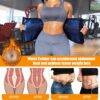 LEINIDINA Womens Waist Trainer Corset with Zipper Sweat Waist Trimmer for Women Workout Belt Corset Shapewear