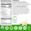 Orgain Organic Vegan Protein Powder, Vanilla Bean - 21g Plant Protein, 6g Prebiotic Fiber, No Lactose Ingredients, No Added Sugar, Non-GMO, For Shakes & Smoothies, 2.03 lb (Packaging May Vary)