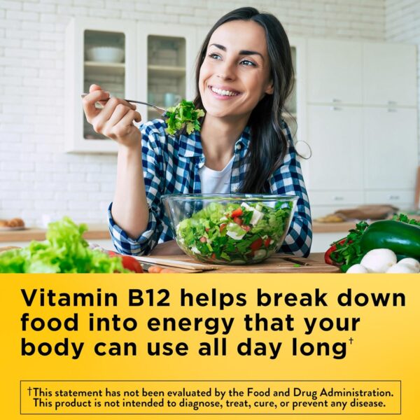 Nature Made Vitamin B12 Gummies 1000 mcg per serving, Dietary Supplement for Energy Metabolism Support, B12 Vitamins, 80 Gummy Vitamins, 40 Day Supply