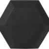 Signature Fitness Rubber Coated Hex Dumbbells Hand Weights for Exercises and Fitness Home Gym, 5-50 lbs, Pairs