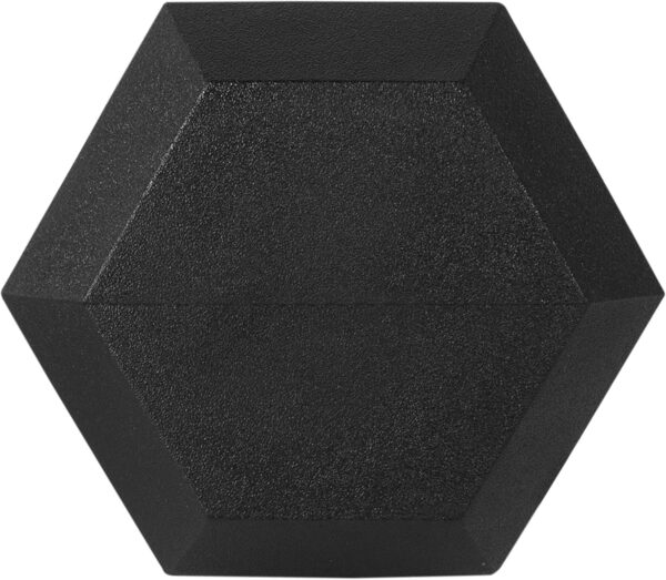 Signature Fitness Rubber Coated Hex Dumbbells Hand Weights for Exercises and Fitness Home Gym, 5-50 lbs, Pairs