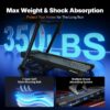 MERACH Treadmill with 15/18% Auto Incline, 55"/47"x18"/19" Wide Belt Treadmills, 0.5-8.7MPH/10MPH 3.5HP Brushless Incline Treadmill for Home, 350LBS Foldable Treadmills with Screen & APP & Heart Rate