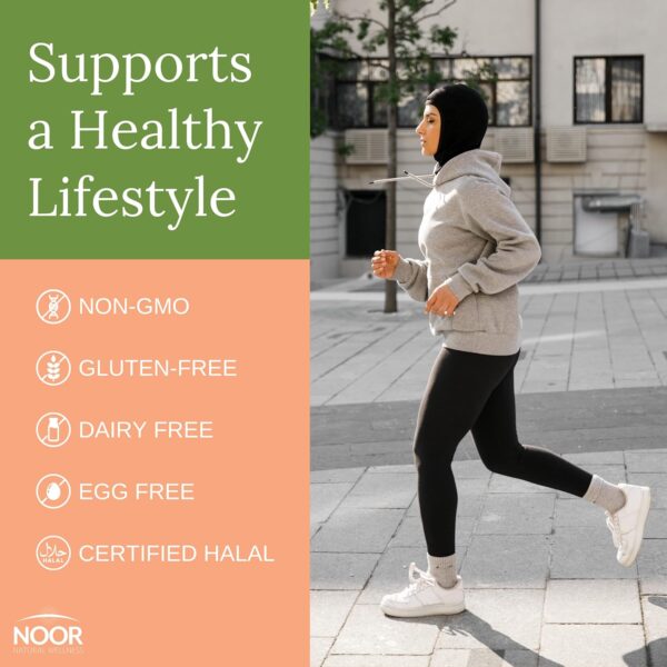 Noor Vitamins Energy+ Multivitamin; Halal Vitamin for Energy Production & Immunity, 26 Vitamins & Minerals, Black Seed, Dates, Honey, for Men & Women. Gelatin Free, 2 Month Supply