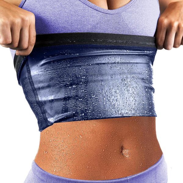 Sweat Waist Trimmer Trainer Belt Wrap Belly Sweat Band Sauna Slimming Belt for Women Lower Belly Fat Plus Size