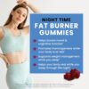 81UlHBDA0VL._AC_SL1500_.jpg Night Time Fat Burner Gummies, Sleep Support & Weight Loss Supplement | Slimming Hunger Suppressant & Metabolism Booster, Shred Belly Fat While You Sleep | Nighttime Diet Gummies for Women & Men 60ct