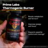 Prime Labs Thermogenic Fat Burner for Men - Weight Loss Supplement - with L-Carnitine, Caffeine, & Green Tea - Thermogenic Energy & Metabolic Support - Third-Party Tested, Made in the USA - 60 Count