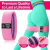 WALITO Resistance Bands for Working Out, Fabric Exercise Bands for Legs and Butt, Workout Bands for Women and Men, Booty Band for Yoga Starter Set, Pilates, Rehab, Fitness and Home Workout