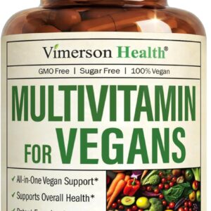 Vegan Multivitamin for Men and Women with Vitamins and Chelated Minerals for Energy, Focus and Immune Health – Premium Daily Womens and Mens Multivitamins & Multiminerals – 90 Tablets