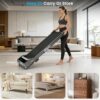 Walking Pad Treadmill for Home - Under Desk Walk Pads with Remote Control Mini Running Portable Electric Machine Adjustable Slim Compact with 0.6-4.0MPH Max up 220 Lbs Modes for Office Small Spaces