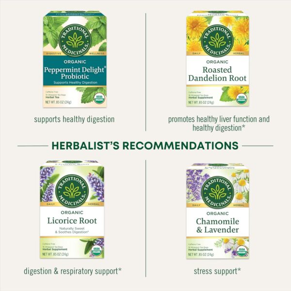 Traditional Medicinals Organic Smooth Move Laxative Tea, 16 Tea Bags (Pack of 1)