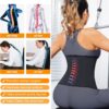 LEINIDINA Womens Waist Trainer Corset with Zipper Sweat Waist Trimmer for Women Workout Belt Corset Shapewear
