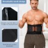 TAILONG Neoprene Waist Trimmer Ab Belt for Men Waist Trainer for Women Corset Slimming Body Shaper Workout Sauna Sweat Band