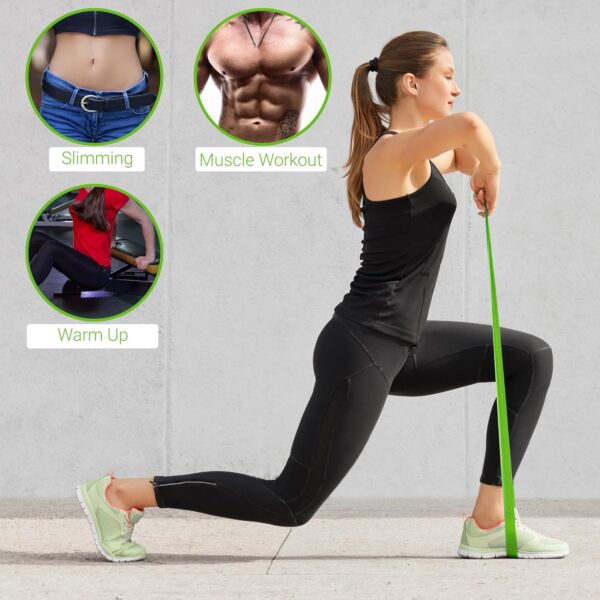 TechStone Resistance Bands Set – 5 Levels Loop Exercise Bands for Men & Women, Elastic Workout Bands for Home Gym, Training, Yoga & Fitness, Carry Bag Included