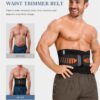 TAILONG Neoprene Waist Trimmer Ab Belt for Men Waist Trainer for Women Corset Slimming Body Shaper Workout Sauna Sweat Band
